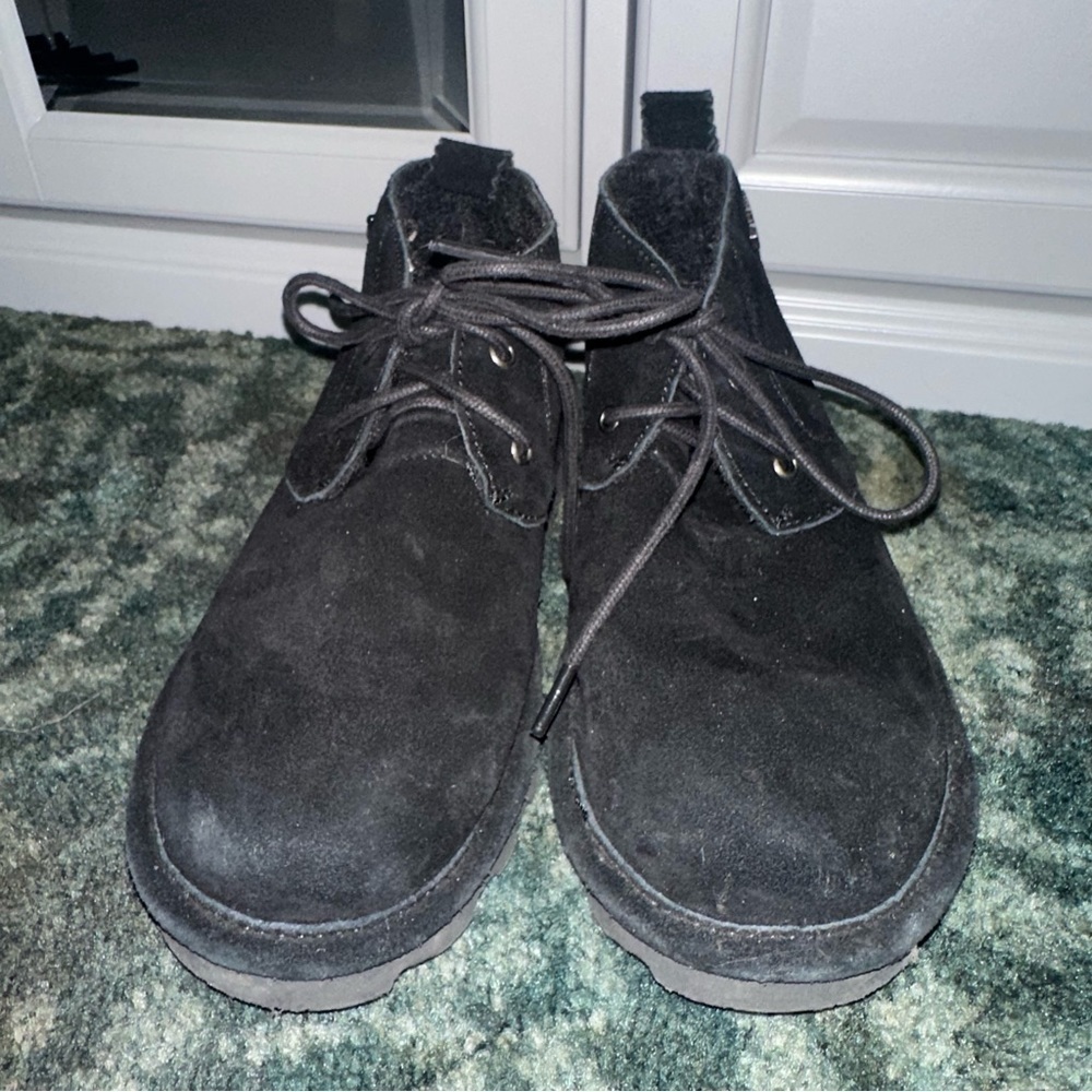BearPaw Ryker Boots nubuck shearling women’s 6 - Picture 2 of 6